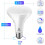 EnerYANTONtic6Pack65W BR30 Lâmpada de Embutir, Dimerizável, 650 Lúmens, Luz Branca 5000K, Base E26, Refletor Interno para Soquetes de 5/6 Polegadas 2