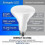 EnerYANTONtic6Pack65W BR30 Lâmpada de Embutir, Dimerizável, 650 Lúmens, Luz Branca 5000K, Base E26, Refletor Interno para Soquetes de 5/6 Polegadas 3
