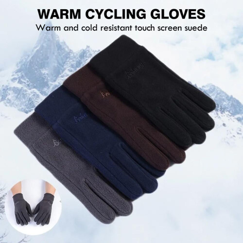 Ζεστά Χειμερινά Γάντια Polar Fleece για Κρύο Καιρό, Γάντια Αφής με Οθόνη για Γυναικεία 1
