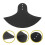 2Pcs Drum Cymbal Mute Pad Black Drum Accessory Low Volume Practice Dampener 6