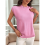 Women'S Crew Neck Sleeveless Sweater Pink M 6