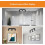 Adjustable Ceiling Spotlight, (Matte Black) 3x5W Cool White 6000K GU10 Ceiling Light (Includes Light Source) 5