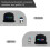 Boné Bluetooth de algodão com display LED giratório 5
