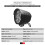 36V-60V Προβολέας ηλεκτρικού ποδηλάτου EScooter LED μπροστινή λάμπα ηλεκτρικού ποδηλάτου 4