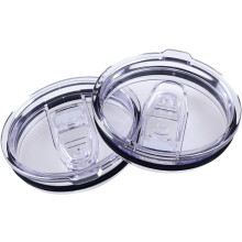 Lot de 2 couvercles pour gobelets RUseeN de 590 ml (20 oz), couvercles coulissants anti-déversement compatibles avec les tasses de 8 à 8 cm (3,15