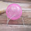 Round Hamster Exercise Ball Plastic Pink for Small Animal 1Pack 2