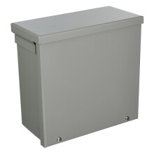 NEMA3R elektrische behuizing - 8x8x4 inch gegalvaniseerd staal - Schroefdeksel bedradings-/aansluitdoos - Geschikt voor buitengebruik -