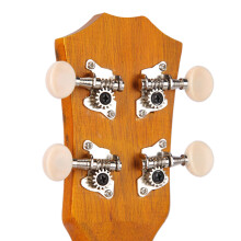 Klassisk ukulele stemmeskruer, 2L + 2R stemmeskruer, åpnede mekanikkknotter for ukulele, 4-strengs gitardeler