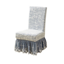 Housses de chaises extensibles et lavables pour salle à manger, housses de protection épaisses style jupe pour chaises de cuisine, idéales pour la