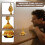 HIBIBUD Mini Arabische Waxverwarmer – Verguld 3