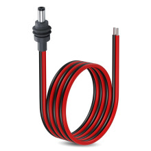 DC5521Power Pigtail kábel Starlink Minihez, 14AWG5.5x2.1mm apa - csupasz vezeték, vízálló barkács hosszabbító kábel – 3,2 láb