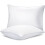 2er-Pack graue Kissen mit Daunenalternative (Kingsize) 1