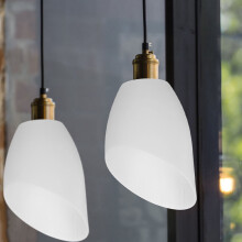 Abat-jour en PVC blanc résistant en forme de fer à cheval pour lampadaires, accessoire d'éclairage facile à nettoyer et durable