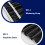 Bettrock mit elastischem Einsatz, 40 cm breit, Kingsize, Schwarz 5