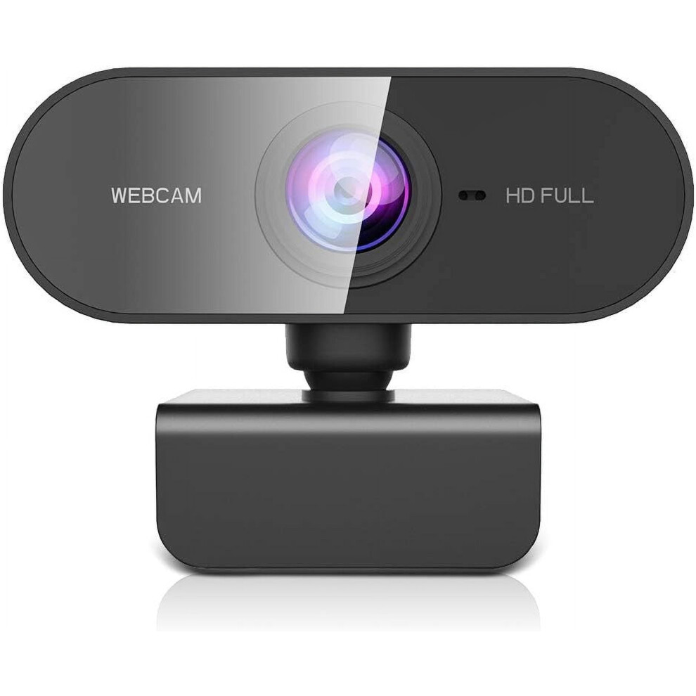 1080P Hd Webcam With Mic, Wide Angle, Compatible With Pc/Mac/Laptop/Zoom/Skype/Youtube/Xbox One/Ps4 9329345210983