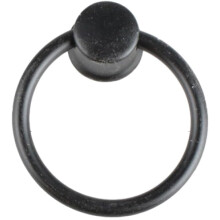 PILYON Poignées de porte pliante, lot de 10, anneau noir, anneau de suspension, anneau de tiroir, anneau de traction à un trou, poignée de porte