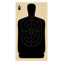Official B-27 NRA, 50 Yard Shooting Target, Paper Targets for Pistol Shooting Range
