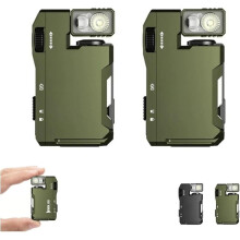 Lanternă G5EDC, mini LED magnetică reîncărcabilă, 3 moduri/400 lm, lumină dublă la 180, impermeabilă IP68, pentru drumeții/camping/muncă
