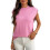 Damen-Pullover mit Rundhalsausschnitt, ärmellos, Rosa, Größe M 1