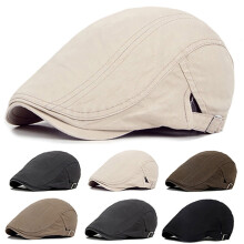 Adjustable Newsboy Hats for Men Flat Cap Mens Irish Cabbie Gatsby