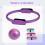 Σετ 5 τεμαχίων Pilates Loop & Ball με Loop 15", μπάλα, 3 λάστιχα, οδηγό & κουτί δώρου – Συμβατό με 7