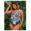 Γυναικείο μαγιό Tankini, μεγάλο μέγεθος, τυπωμένο, τετράγωνο ντεκολτέ, τοπ με σορτς, 4