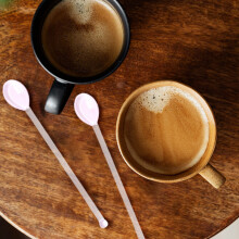 Cuillère à mélanger en verre – Agitateur résistant à la chaleur et non toxique pour café, thé et cocktails, utilisable à la maison et au
