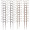 Κορδόνια παπουτσιών χύμα, στρογγυλά από πολυεστέρα, σκούρο γκρι μαύρο, για άνδρες 8