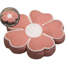 Coussin en forme de fleur, coussin marguerite, coussin de sol pastel mignon, coussins d'assise décoratifs esthétiques pour dortoir, coussin