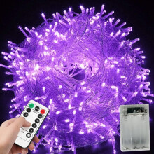 Christmas Fairy Lights Christmas Tree Fairy Lights, 10M 80 LED Christmas Tree String Lights Decorative Christmas Lights Battery with Remote