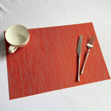 Tischsets, 4er-Set waschbare PVC-Tischsets für den Esstisch, rutschfest, Küchenzubehör
