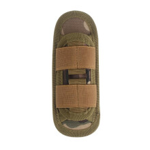 Funda portátil para linterna, clip giratorio de 360 grados, soporte de nailon para cinturón, para uso en exteriores.