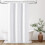 Κουρτίνα ντους Boho Stall 36x72, εξαιρετικά χοντρό σχέδιο φούντας από μείγμα λινού με 6 6
