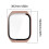 Custodia protettiva per smartwatch in PC + vetro temperato 3