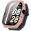 Custodia protettiva per smartwatch in PC + vetro temperato 5