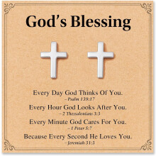 Cross Earrings for Women Religious Easter Gift with Quote