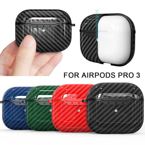 Capa de TPU macia com chaveiro, compatível com AirPods Pro de 3ª geração Bluetooth. 1