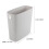 Grey Plastic Indoor Trash Can, and Compact, 1 Piece 2