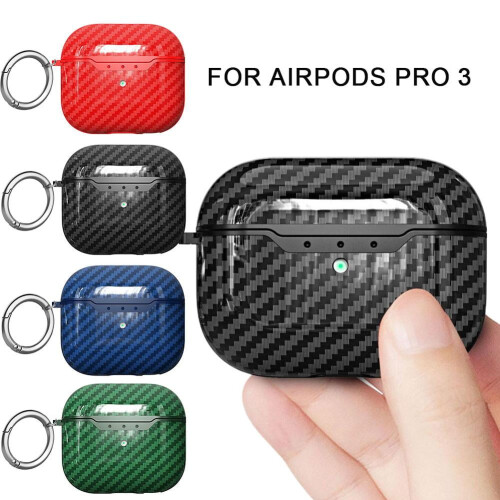 Capa de TPU macia com chaveiro, compatível com AirPods Pro de 3ª geração Bluetooth. 2
