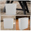 Grey Plastic Indoor Trash Can, and Compact, 1 Piece 6