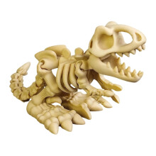 Gelede, beweegbare dinosaurus, 3D-geprint bureaudecoratiemodel, verzamelobject voor kinderen