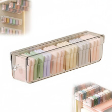 Clear Plastic Drawer Organizer, Desk Drawer Divider Organizers and Storage Bins for Makeup, Jewelry, Gadgets for Kitchen, Bedroom, Bathroom, Office