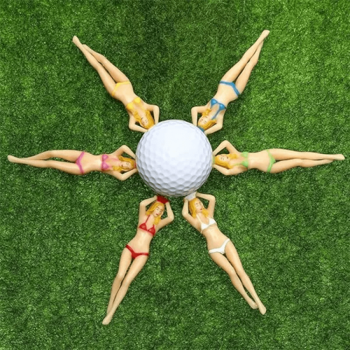 Σετ μπλουζών γκολφ Novelty6PCS – Πλαστικές μπλουζάκια διασκεδαστικού στυλ, ιδανικό