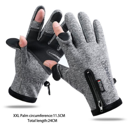 Γάντια Χειμερινού Ψαρέματος Gloves2Finger Αδιάβροχα Αντιανεμικά Γάντια Ποδηλασίας και