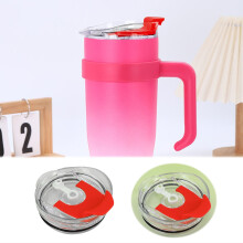 2 couvercles de rechange pour gobelets de 1,2 L (40 oz), compatibles avec les gobelets de voyage en acier inoxydable, les pailles et les gobelets Ă