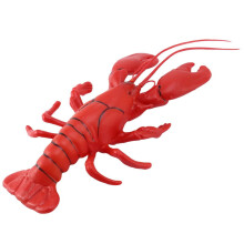 Modello di aragosta artificiale di grandi dimensioni (30x12,5 cm) per esposizione, decorazione con animali marini artificiali.