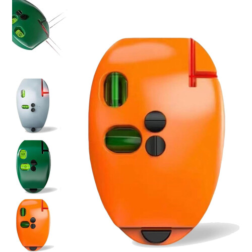 90 Red Light Level, Self-Leveling Parallel Lines, Horizontal & Vertical, Portable for Construction (Orange, 1 Pc) 1