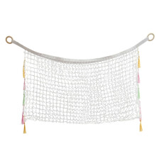 Durable Cotton Stuffed Animal Hammock Nursery Storage Solution Comfortable Toy Storage Net for Nursery and Kids Room