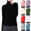 Rollkragenpullover für Damen, einfarbig, gestrickt aus Baumwolle, langärmlig, figurbetont, Basic-Pullover 1