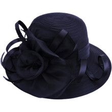 Sombreros Derby para mujer: Sombreros para iglesia, sombreros de verano para bodas, tocados florales, sombreros para fiestas de té.
